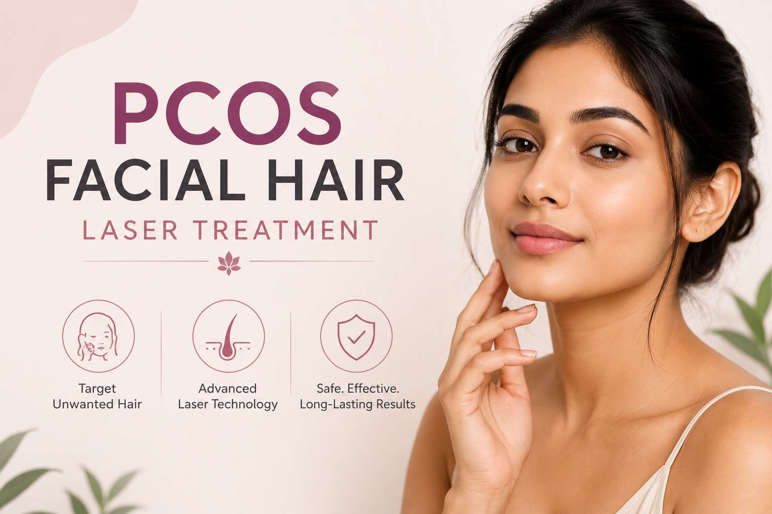 LASER HAIR REMOVAL FOR PCOS & HIRSUTISM FACIAL HAIR IN AHMEDABAD AT HOME — at-home treatment by AIIMS-certified dermatologists at Avataar Skin