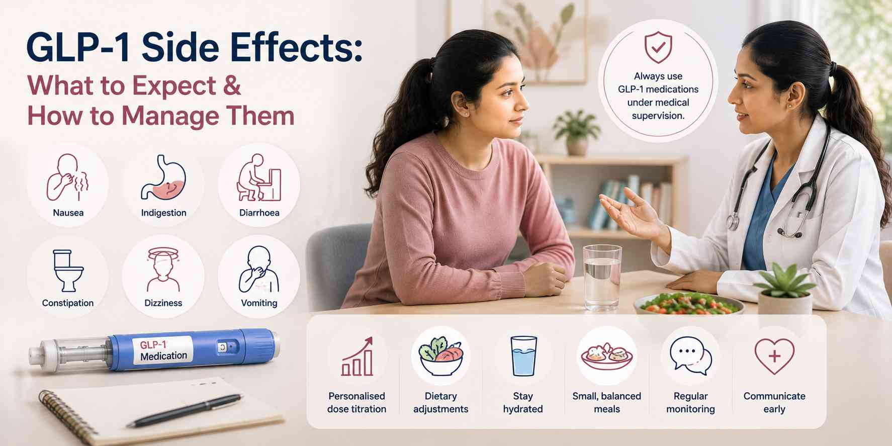 GLP-1 Side Effects: What to Expect & How to Manage Them Safely